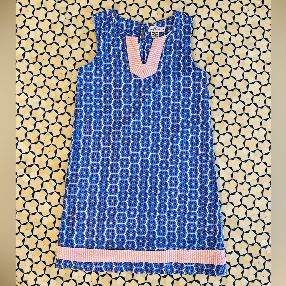 Lilly Pulitzer Girls Cotton Shift Dress size 10